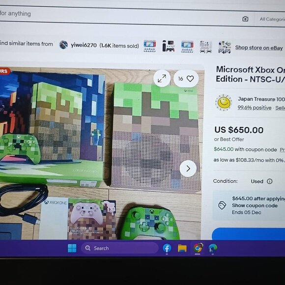 Minecraft Xbox One S. Good working condition. Factory reset. - Picture 13 of 13